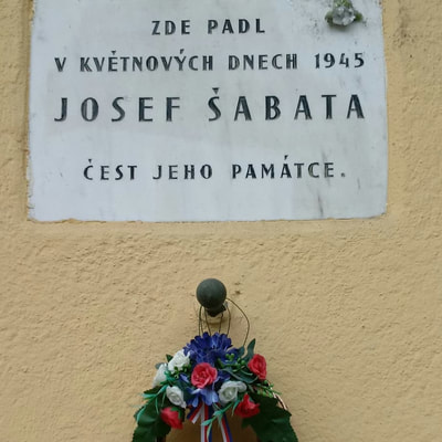 photo of memorial to Josef Sabata